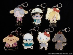 yoimerchandise: YOI x Sanrio Characters x Contents Seed Stamp Rally Merchandise Original Release Dates:October 2017 Featured Characters (7 Total):Viktor, Yuuri, Yuri, Makkachin, Pompompurin, Pochacco, Hello Kitty Highlights:This series of Sanrio visuals