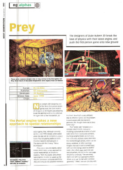 oldgamemags:  NEXT Generation #33, September 1997 -  Here’s something’s cool - an article on the original Prey game! Follow oldgamemags on Tumblr for more awesome scans from yesteryear! 