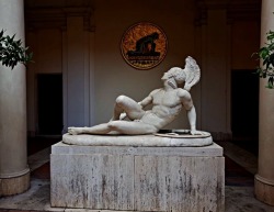 hadrian6:  The Dying Achilles - 1854. Filippo Albacini (1777-1858). marble. Accademia Nazionale di San Luca (Italy)     http://hadrian6.tumblr.com  