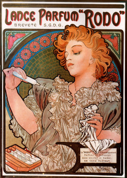 artist-mucha:  Lance parfum Rodo, 1896, Alphonse MuchaSize: 32x44.5 cm