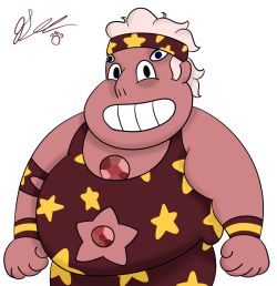 Andesine. A fusion of Steven and Amethyst, based on the late great Dusty Rhodes, baby.