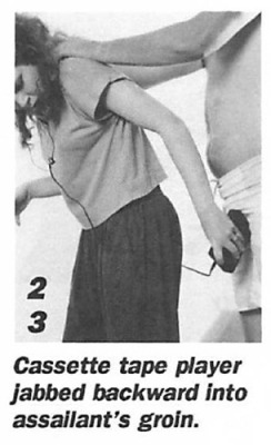 Self-defense technique, 80s style.