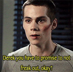 alarmingstatue:Sterek au: In which Stiles decides to go and deal with a rogue alpha werewolf when Derek is away, because Stiles is caring like that and wants to keep Derek’s stress levels down. Stiles does end up taking care of the alpha, but not before