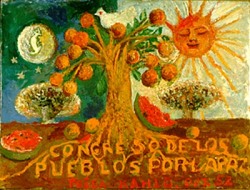 fridakahlo-art:    Congress of Peoples for Peace (1952)  Frida Kahlo  