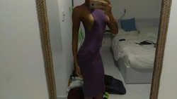 Purple Dress. Twitter: @badgoddessrosie