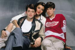 allfilmstills:  Matthew Broderick, Mia Sara and Alan Ruck in Ferris Bueller’s Day Off (1986) 
