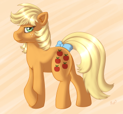ratofdrawn:   Skipsy showed me a new coloration technique today, so I tried it out on a cute Applejack sketch I did a few days ago. That’s the result.  I like how it turned out and I learned some awesome new things, that surely are gonna help me along