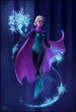 princessesfanarts:The Snow Queen by aicus 