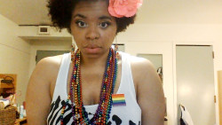 looking super fly today. though my camera doesn&rsquo;t do me justice ;)  do you have pride???