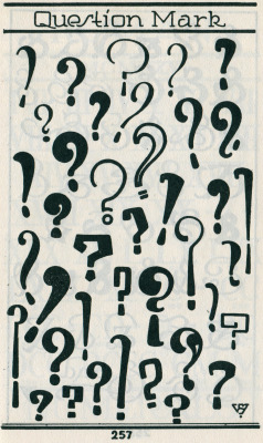 zoomar:  Question Mark istinia:  Question