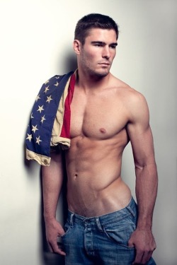 hotmusclejocks:  Happy 4th Of July! Hot Men Supporting the US Flag    Happy 4th Of July Weekend
