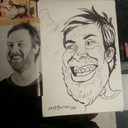Caricature of a dude from Game Informer a while back. #drawing #ink #Caricatures #caricaturist
