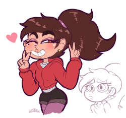 princesscallyie:    Anonymous said: I didn’t know you were into the trans marco thing? Can you maybe doodle her??   She’s so cute! I haven’t enjoyed drawing a character so much since Jamie from SU. Can’t wait to maybe draw out some of my other