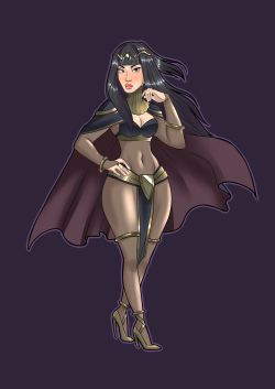 commissionthestargazers:  I believe this is Tharja from Fire Emblem? (Full Body/Colored commission) #47 - Please message me if you’d like me to tag you properly! 