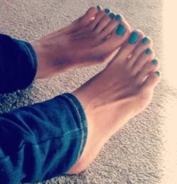 perfectfeetforyou:  Follow 👣@yosstoes 👣 Silky Soft Feet Pretty Long Toes Blue Polish !!! Perfect Feet For You • 👣❤@PerfectFeetForYou 👣 • • • #PerfectFeetForYou #LickFeet #HighHeels #SexyArches #HighArches #PerfectSoles #PerfectToes