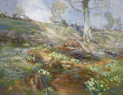 fleurdulys:  Woodland Springtime - Reginald Rex Vicat Cole 