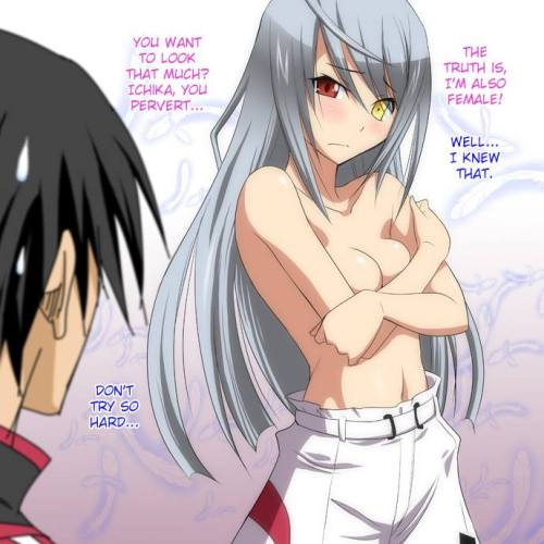 torupeder:  Source: Infinite Stratos  I have mixed feelings about the German (Laura)I’ve kind of always liked the French one (Charlotte)I ship that shit, motherfucker