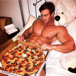 dem-kane-tho:  dboybaker:  barbellsandtattoos:  nebraskaswole:  barbellsandtattoos:  nebraskaswole:  barbellsandtattoos:  nebraskaswole:  barbellsandtattoos:  The look on his face  Is this gay porn?  Gay porn about a man and his pizza 😂  I feel like