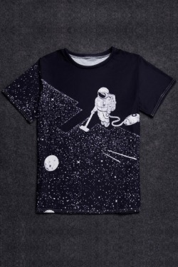 sweetlysomentality: STYLISH DESIGNER TEES COLLECTION  THE VACUUM OF SPACE  Color Block Wolf   Letter Cartoon   Black Galaxy   UFO Pattern   DON’T TRIP OUT  DON’T BE SAD BE RAD  STAY WEIRD  ANTI SOCIAL  FAR OUT Limited in Stock! Don’t miss them!