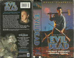 midnightmurdershow:  Evil Dead Trilogy VHS