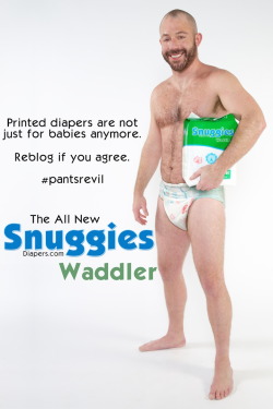 lilscruff:snuggiesdiapers:  Why wear pants when you have diapers like these? snuggiesdiapers.com  I fuckin love these promos. Keep em coming.  What a hot man in a diaper. WOW!