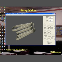 Strap Maker A small standalone utility with the same style as &ldquo;RopeMaker&rdquo;, this time for creating strap or belt meshes. You can adjust several parameter for creating different shapes of straps or belt meshes. Once created the mesh you can