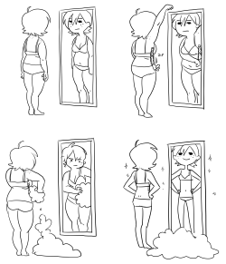 missmurrka:  candybeatz:  missmurrka:  ever wish u could just  What jerk made this  it was me  expressing my personal feelings about my body i’ll make sure not to do that next time 