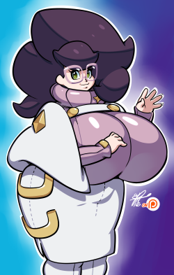 grimdesignworks:  Wicke-d I did it. I did it on time. Now can I be a part of the cool club!? I don’t even care about Sun &amp; Moon. she looks like someone’s cute mom but with giant tiddies.   @slbtumblng the thickeness just keeps coming~ ;9