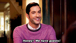 the-consulting-strange-vidder:  #lucifer is so commited to the role of the devoted husband #while marcus is thinking: okay God i get it. i killed my brother i get it. #i regretted it and got punnished for several millenians now. #but now i’m really