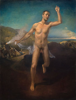 gay-erotic-art:  100artistsbook:  Helene Knoop (Norwegian, b. 1979), Escape I, 2005. Oil on canvas, 100 x 75 cm. More male art at www.theartofman.net and www.vitruvianlens.com   Every now and then I do a series devoted to one blog. This week I’m