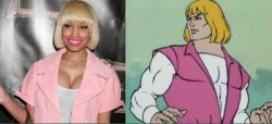 collegehumor:  Who Wore it Better? Nicki Minaj or He-Man Master of the Universe Is it the Beauty or the Beat - I mean, Beast?