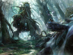 pidgeonsandpeeps:  God of the forest by noah-kh
