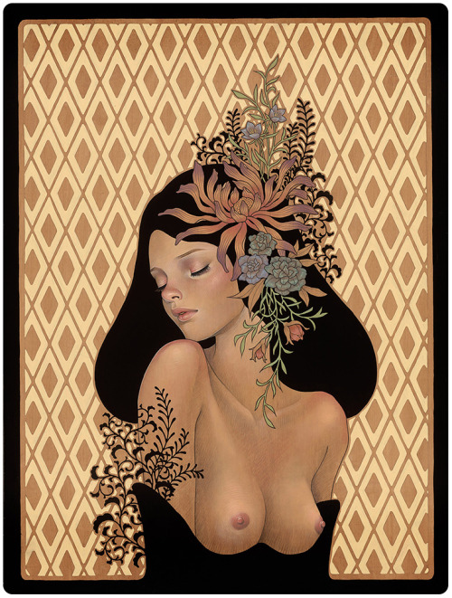 pussylesqueer:  Les Beehive – Audrey Kawasaki’s mini solo show currently on display in Miami 