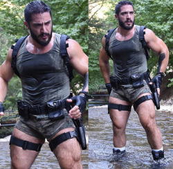 nomtheburritos:  irollforinitiative: The Laura Croft game we all deserve  It’s 5am and my eyes were so blurry that I legit thought “wow look at Shia LaBuff”   Nice gender bend