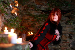nsfwfoxyden:  My newest set is out on cosplaydeviants!!Visit today, and see me as Maoyuu the demon king. &lt;3Shot last year on midsummers eve, it was a miracle this set ended up working out! I know you can’t tell in pictures but it was insane trying