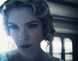 orpntac:  Lily Rabe on set or American Horror Story via Instagram
