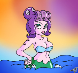 Cala Maria from Cuphead. I love a good mermaid. 