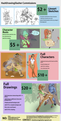 Just a reminder that I do commissions starting as low as Ū US dollarydoos, if anybody is interested. Please shoot me an email or a message on here if you have some bucks to spare. After all, why spend those hard earned bucks on 2 McChickens that come