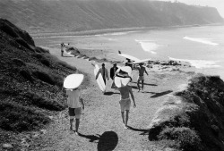 highenoughtoseethesea:  Palos Verdes Cove, 1964 Redondo Breakwater, 1963 Photos: LeRoy Grannis