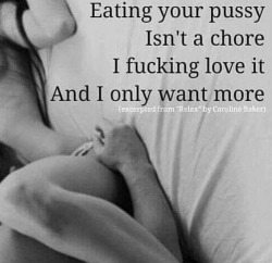 liketowatchyouplay:  Absolutely true. I am kind of a pussy addict. You know how some women just really love sucking cock… Like the crave it? Well that’s me.. I love everything about licking pussy 🖤🔥👅💦👅💦🔥🖤