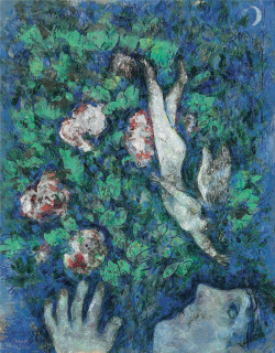 orplid:Marc Chagall (Belarusian-French, 1887-1985) - ‘L'Ange dans les fleurs’, 1925-26