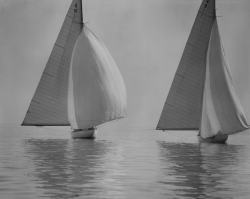 lazyjacks: Yachting at Marblehead Leslie Jones, 1935Boston Public Library, Print Department, Leslie Jones CollectionAccession # 08_06_031479(CC BY-NC-ND) Ghosting