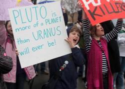 damnitwhatisthecatdoing:  apriki:  Remember when someone decided Pluto wasn’t a planet and people got really angry  hashtag #plutofeels