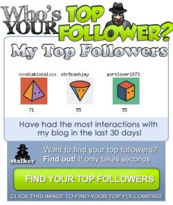 My top blog viewr is xxxdiablocalxxx, who viewed my blog 361 times.Find your Top Blog Viewers, Just go to http://bit.ly/tViewrs