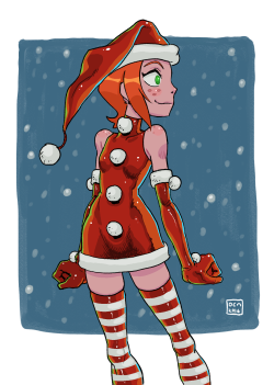 grimphantom2:Lovely Christmas Gwen &lt;3 &lt;3 &lt;3