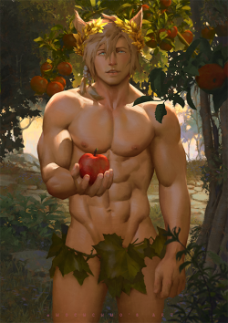 mocucumo:  “Nobody can stay in the garden of Eden… I wonder why.”FFXIV Commission - Eden. The first painting of the year 2019 is so pure ihihi 😇