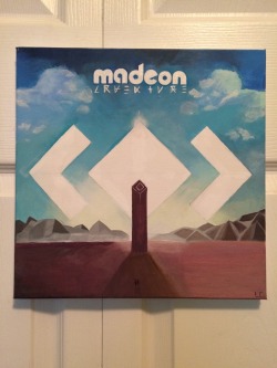 thecityofpopculture:I painted Adventure by Madeon  Acrylic on canvas  (please do not remove caption)