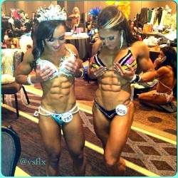 musclegirls:   amp-addict:  Vanessa Serros  Left…no, right.Wait…on the left FUCK! RIGHT. ..BOTH!!! 