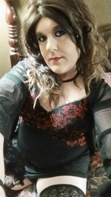 wendycdvixen:  Me waiting for my date last time I got to doll up.