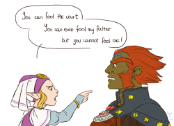 chat-en-rose:  Triforce of Wisdoom Hey look! I drew another comic! it was 10 times funnier in my head, but I actually had fun drawing it. Sorry for Ganondorf’s face, I suck at buff men faces. Also OoT Ganondorf’s face is super creepy!   Lol this is